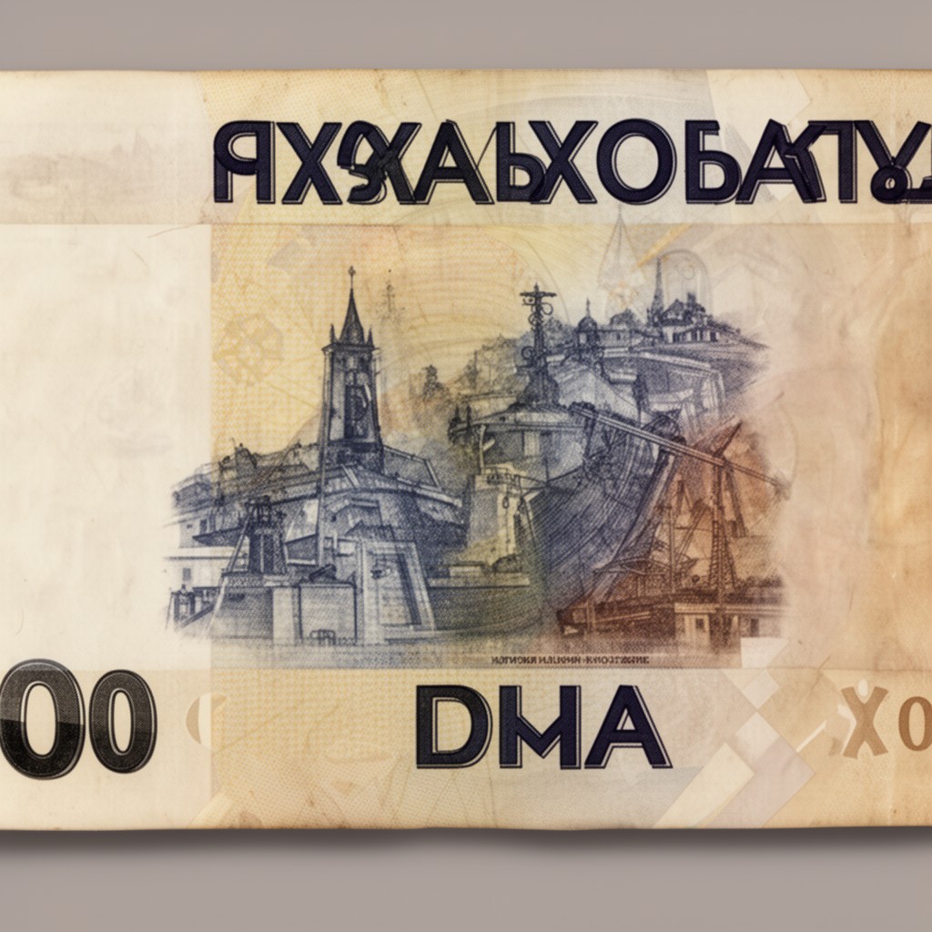 AI-generated illustration of Macedonian denar