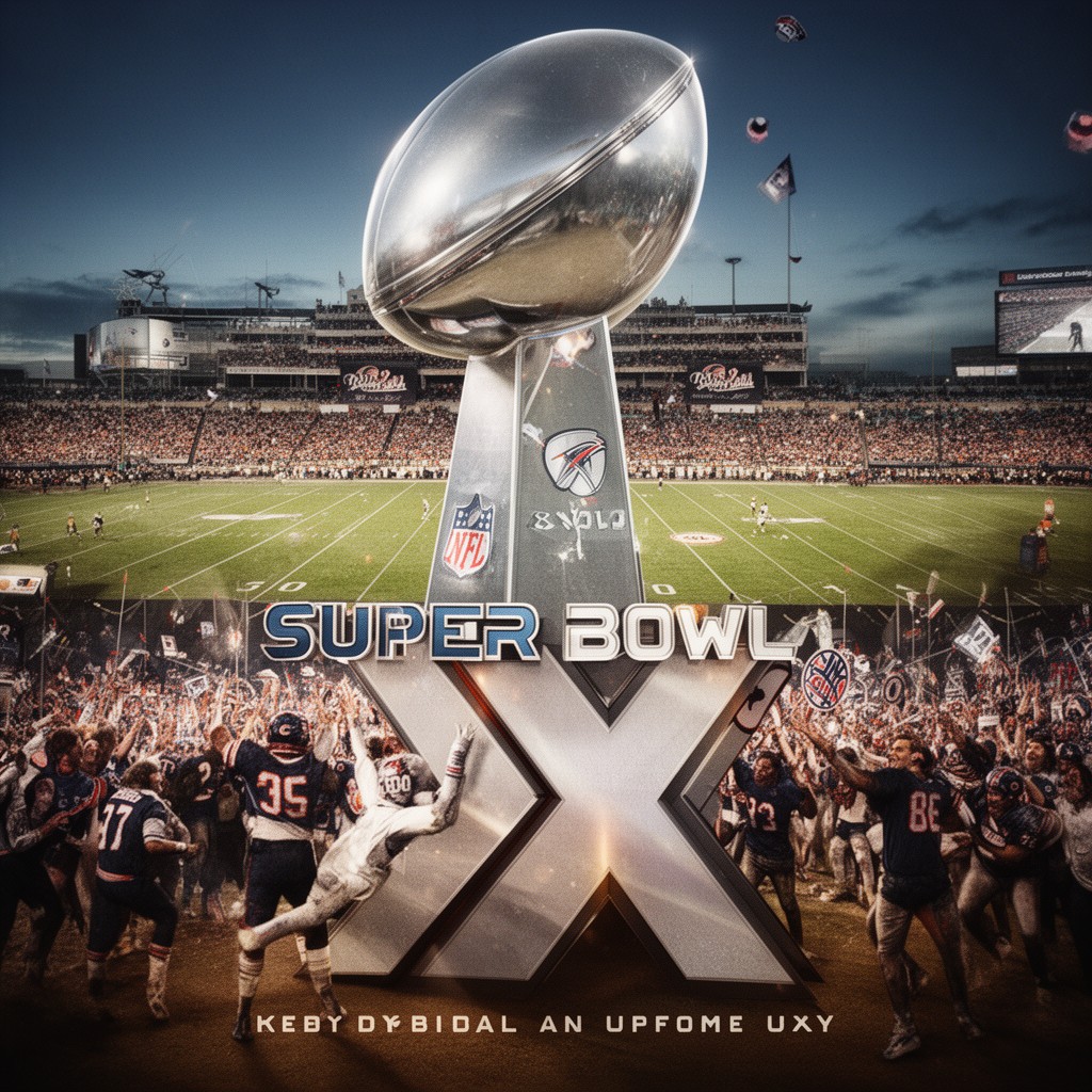 AI-generated illustration of Super Bowl XX