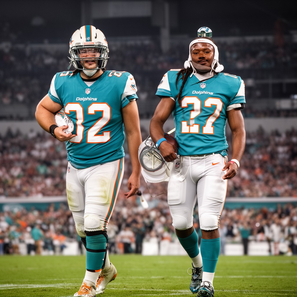 AI-generated illustration of Miami Dolphins