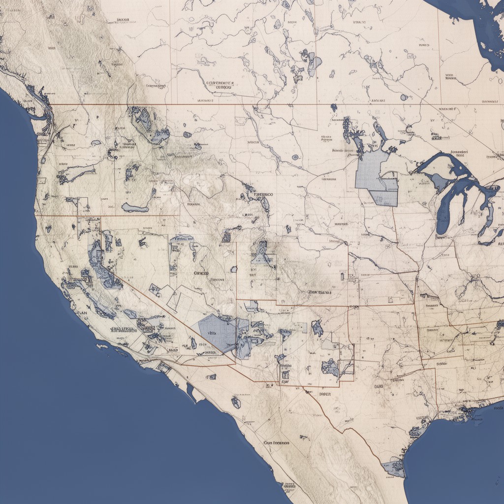 AI-generated illustration of California's 11th congressional district