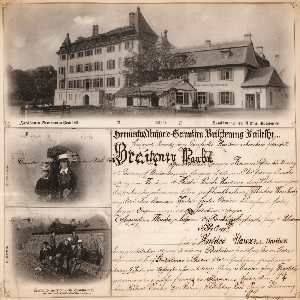 AI-generated illustration of Breitenau, Hesse-Nassau, German Empire