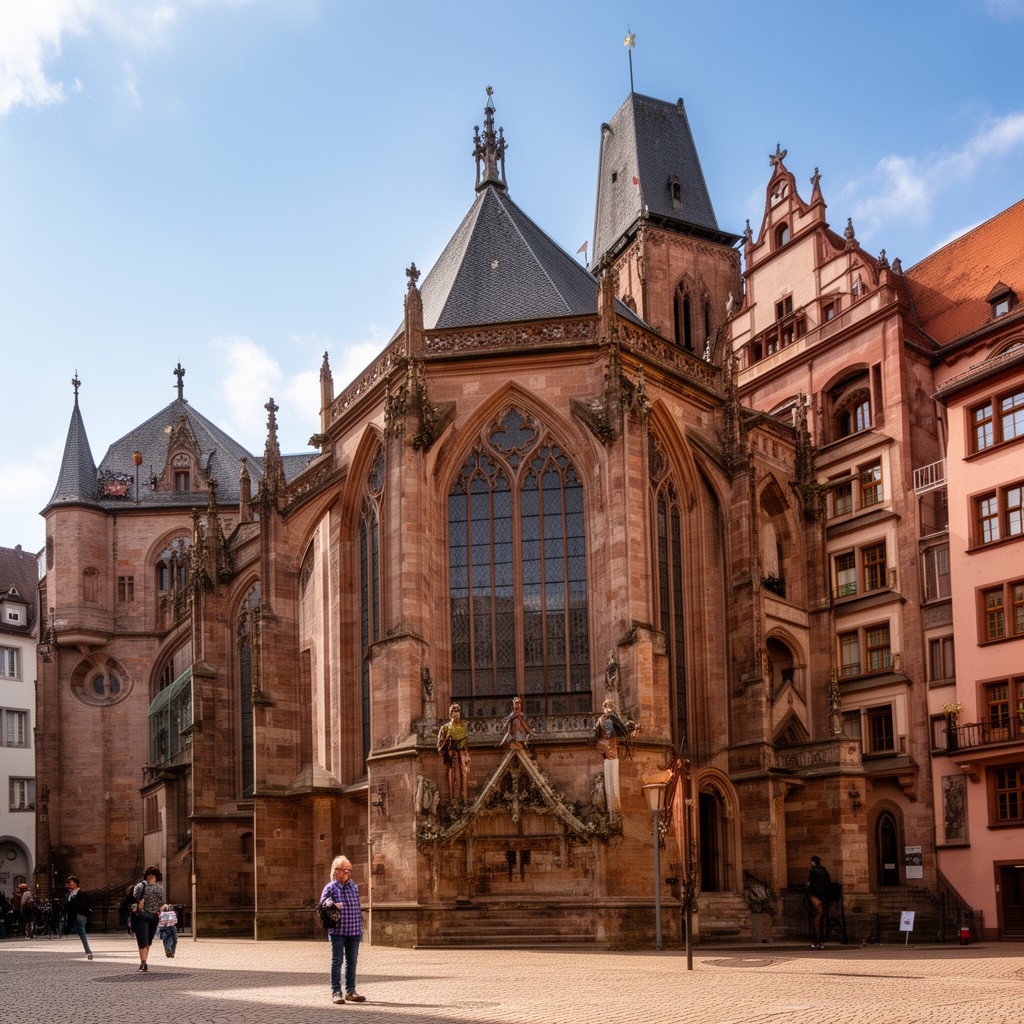 AI-generated illustration of Heiliggeistkirche