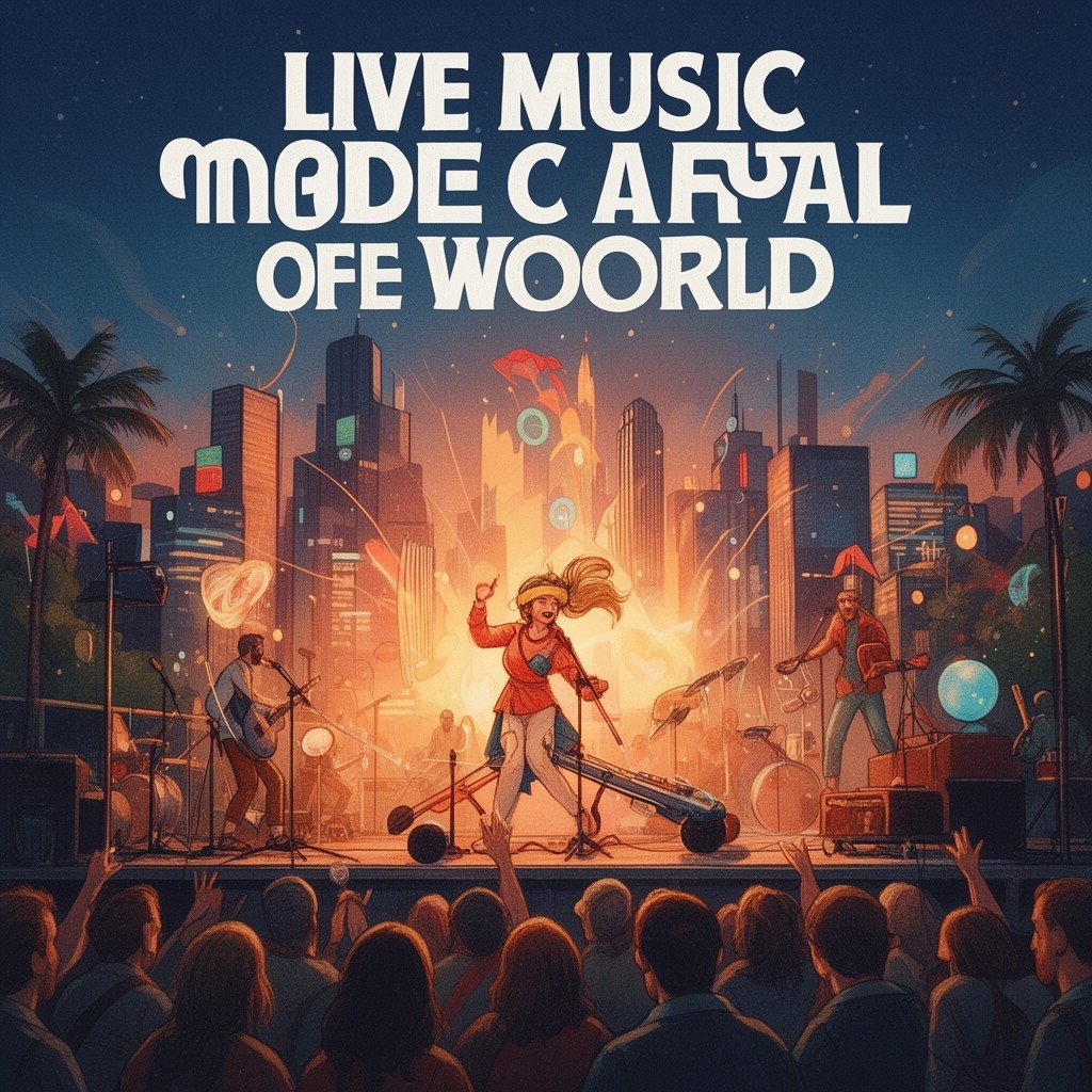 AI-generated illustration of Live Music Capital of the World