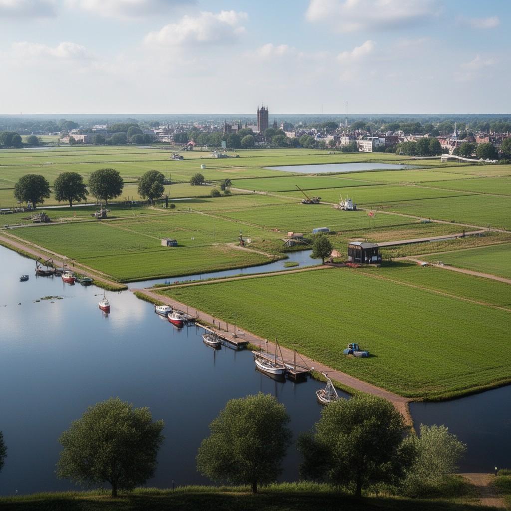 AI-generated illustration of Groningen