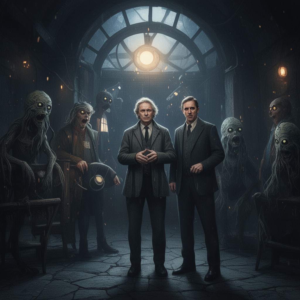 AI-generated illustration of Doctor Who episode "Blink"