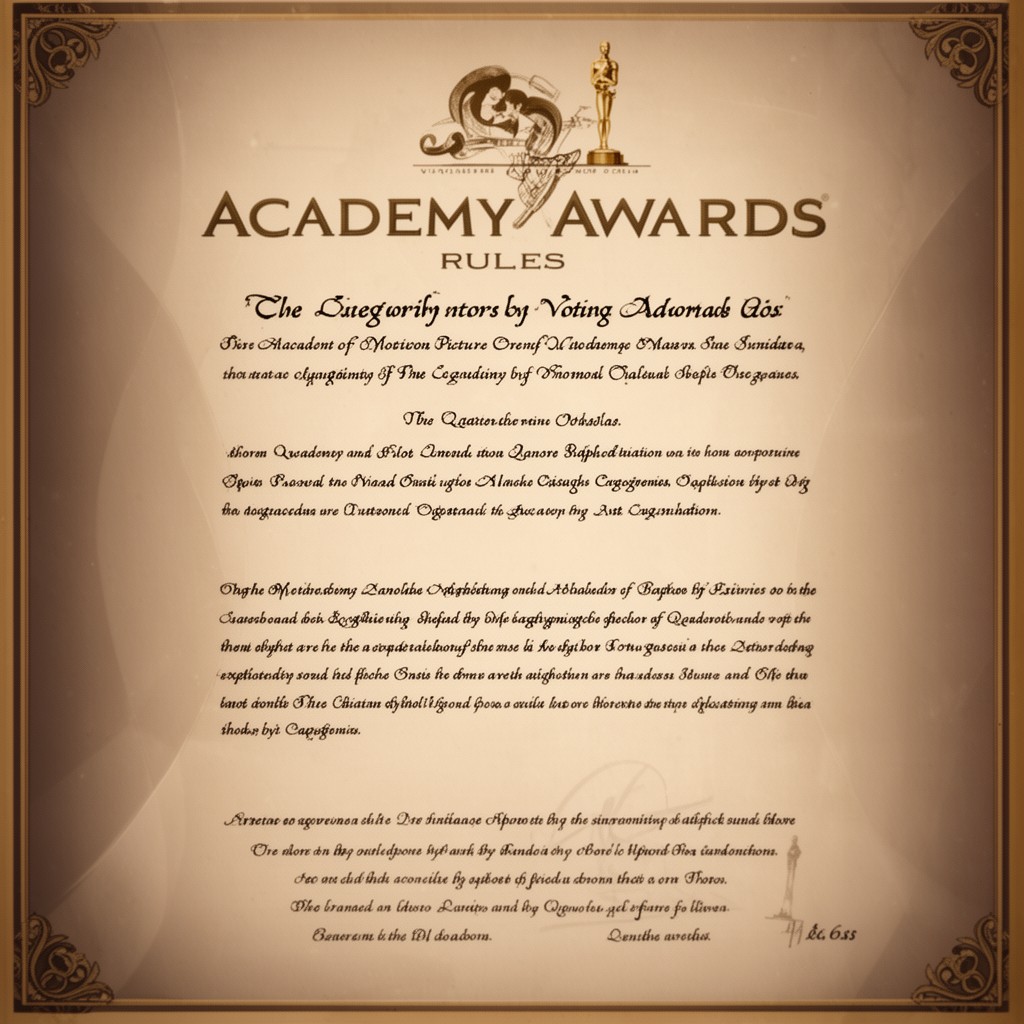 AI-generated illustration of Academy Awards rules