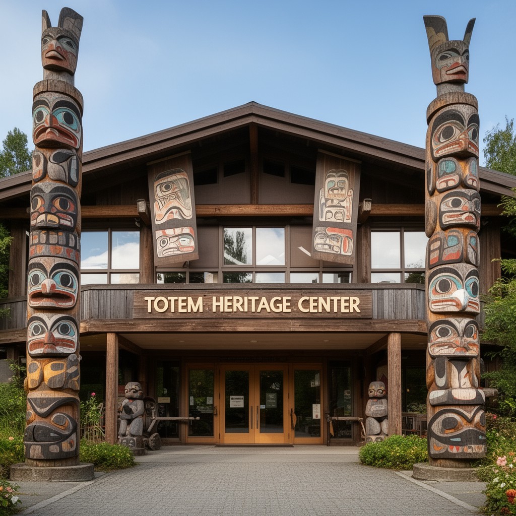 AI-generated illustration of Totem Heritage Center