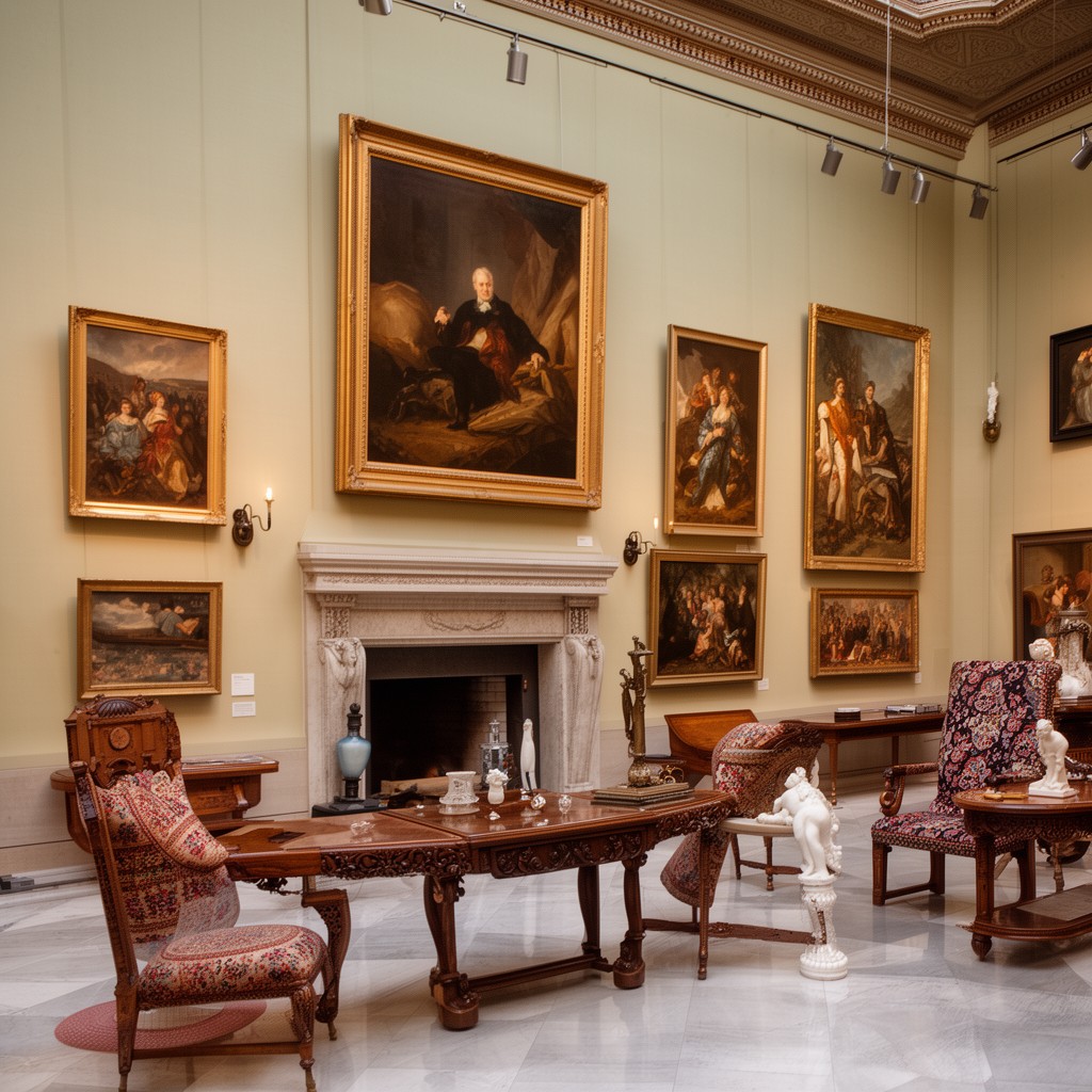 AI-generated illustration of Frick Collection