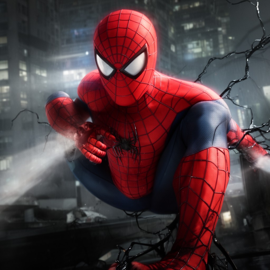 AI-generated illustration of Spider-Man 3
