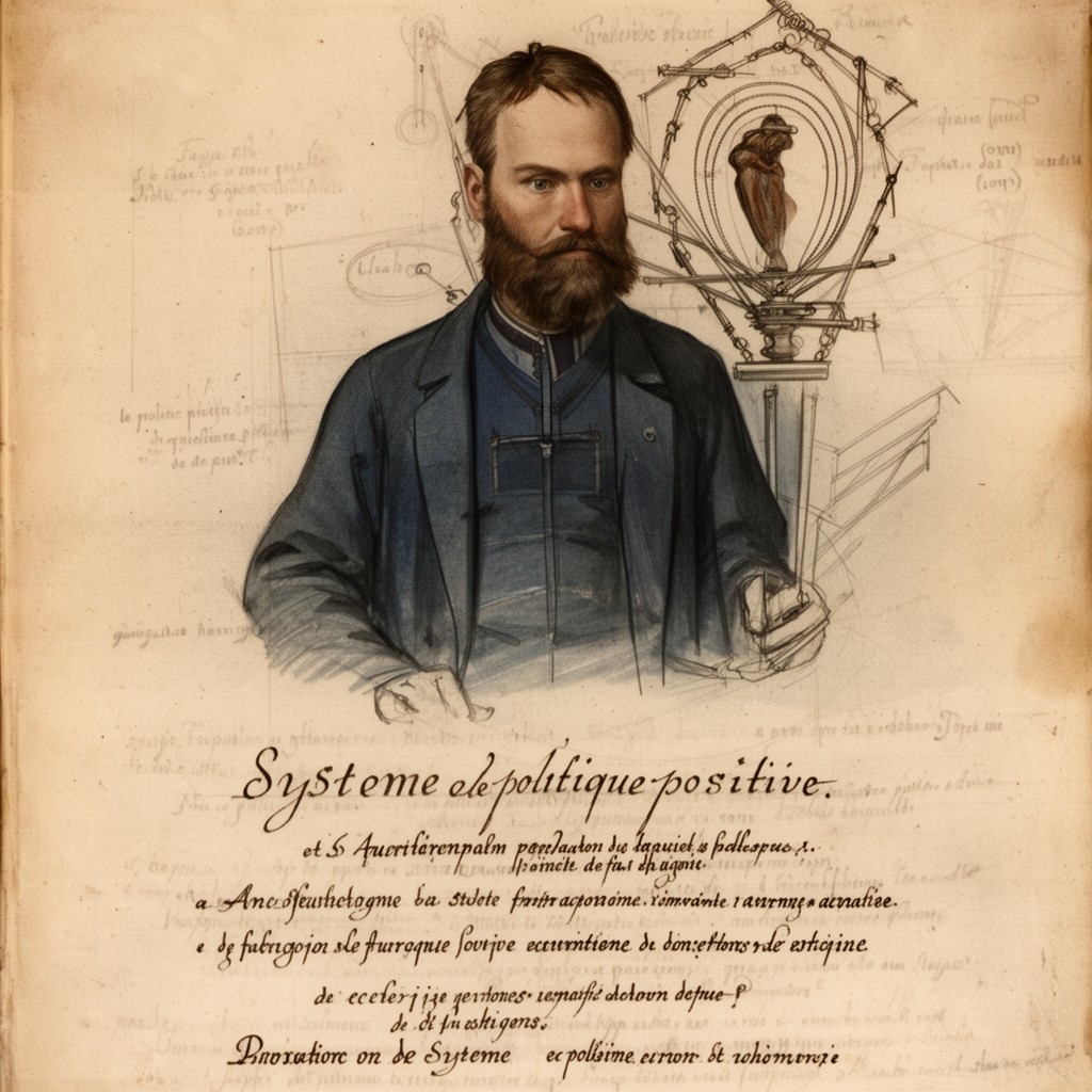 AI-generated illustration of Système de politique positive