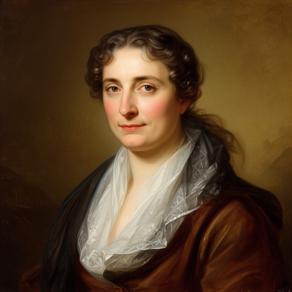 AI-generated illustration of Caroline Schelling