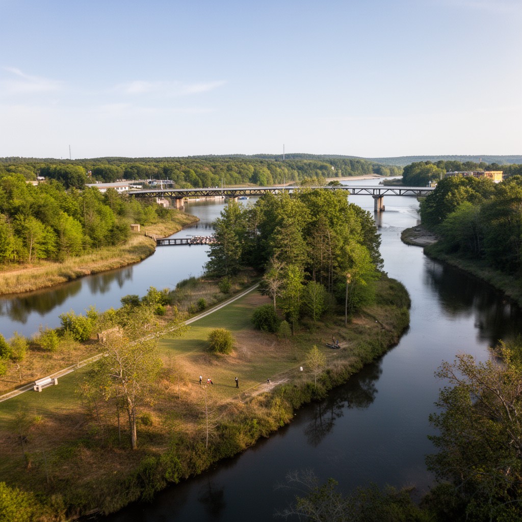 AI-generated illustration of Rappahannock River