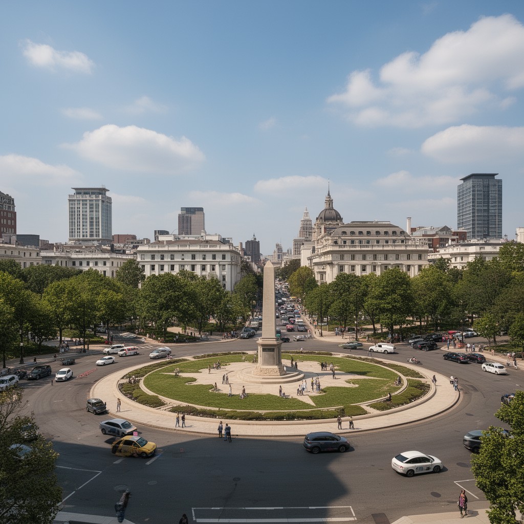 AI-generated illustration of Sheridan Circle