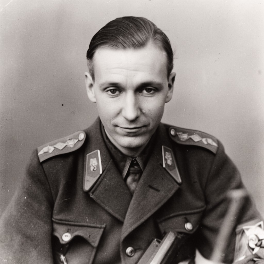 AI-generated illustration of Rudolf Viest