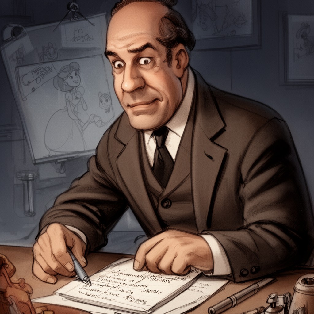 AI-generated illustration of Homer Brightman