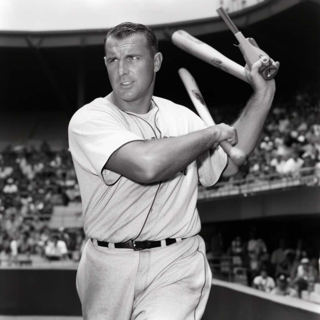 AI-generated illustration of Ralph Kiner