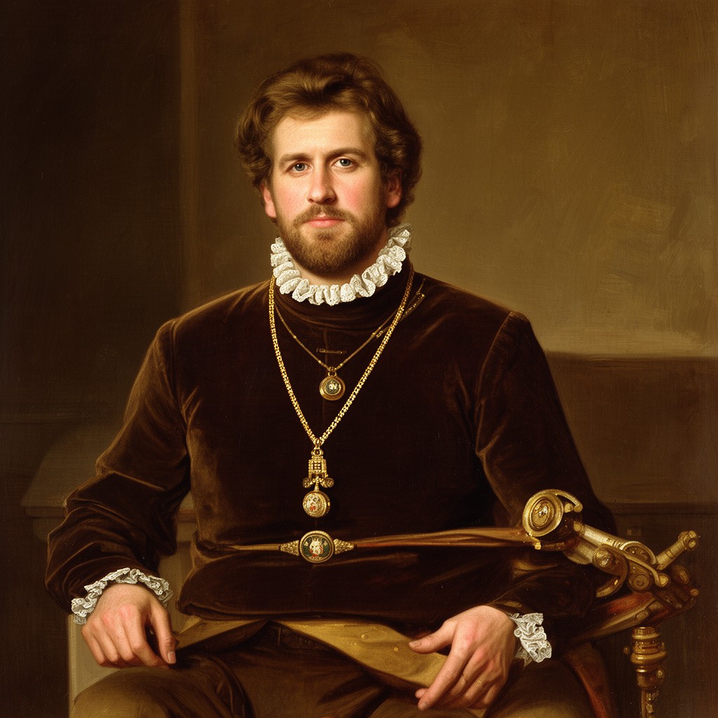 AI-generated illustration of Edgar, Duke of Cambridge