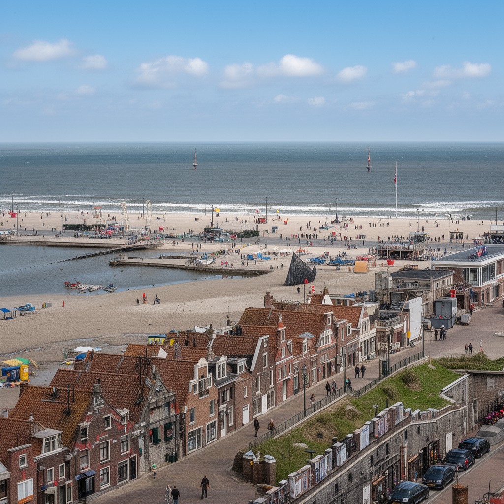 AI-generated illustration of Hoek van Holland