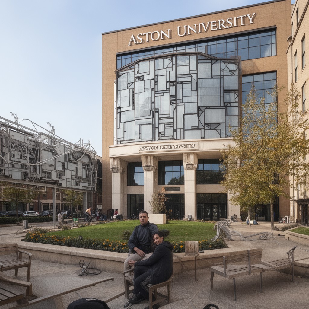 AI-generated illustration of Aston University