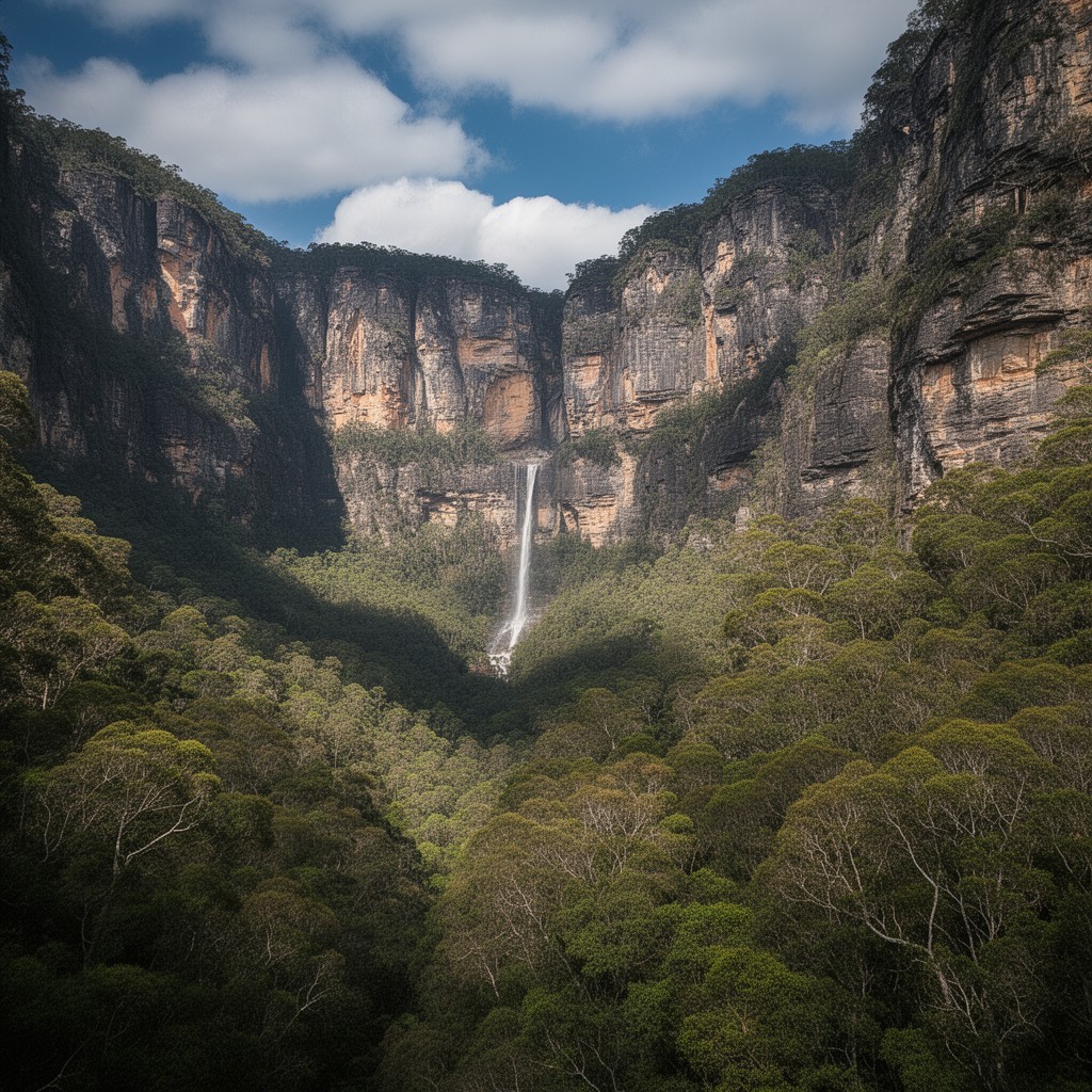 AI-generated illustration of Morton National Park
