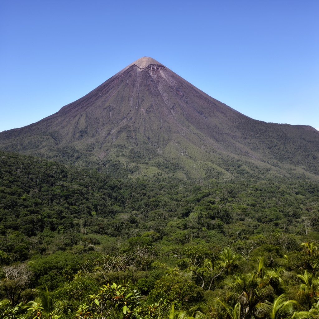 AI-generated illustration of Morne Diablotins