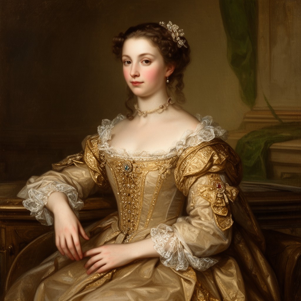AI-generated illustration of Henrietta of England