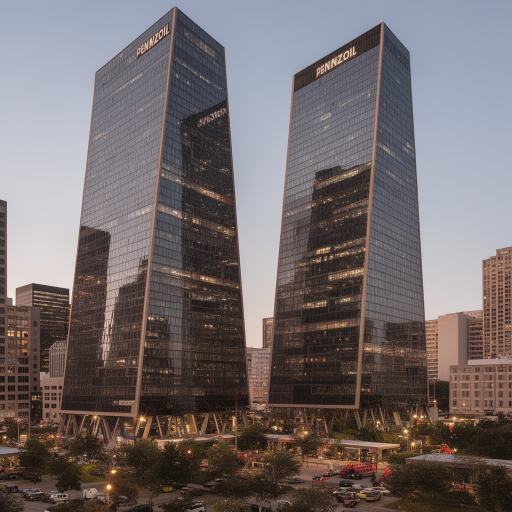 AI-generated illustration of Pennzoil Place