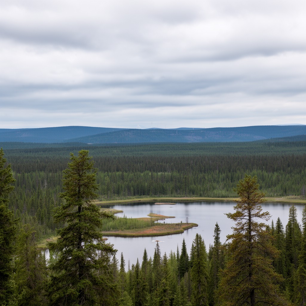 AI-generated illustration of Prince Albert National Park