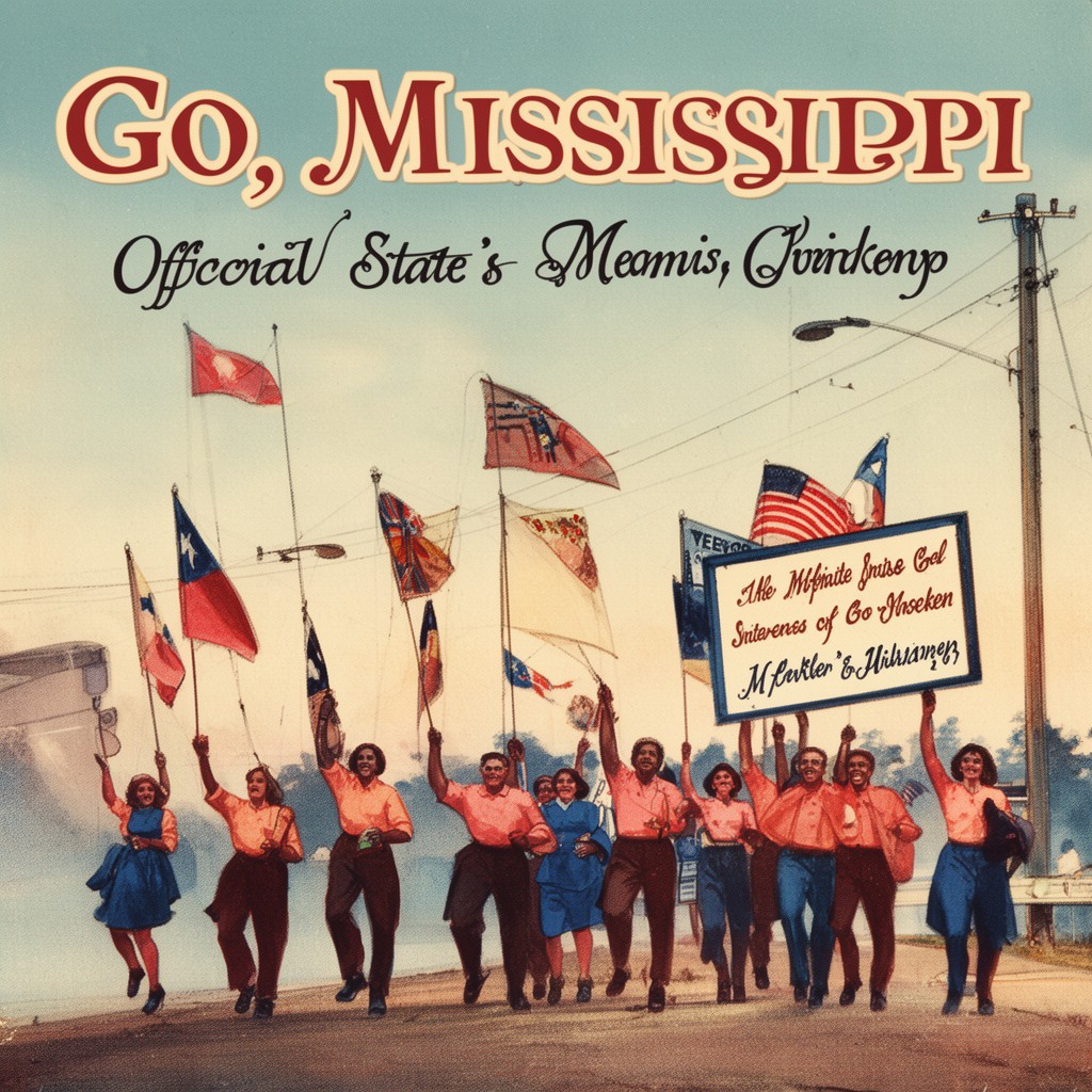 AI-generated illustration of Go, Mississippi