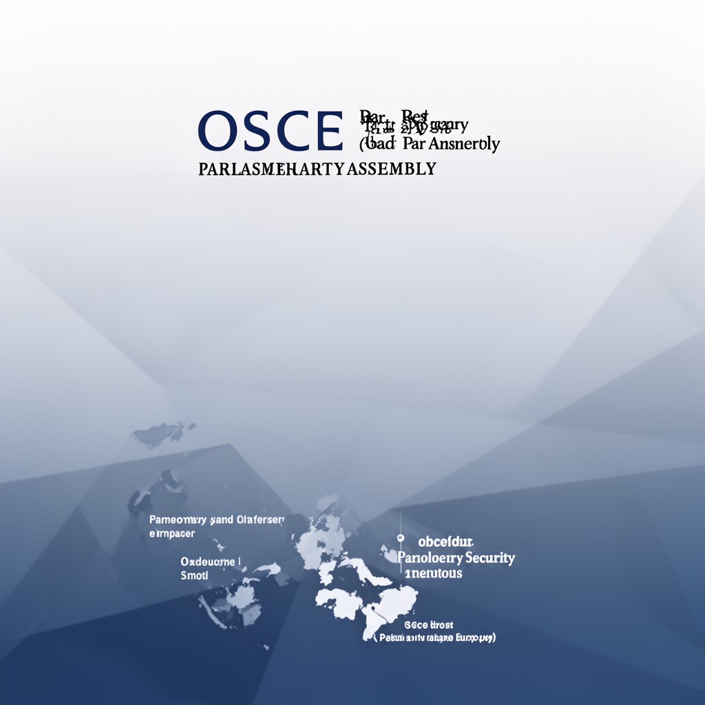 AI-generated illustration of OSCE Parliamentary Assembly