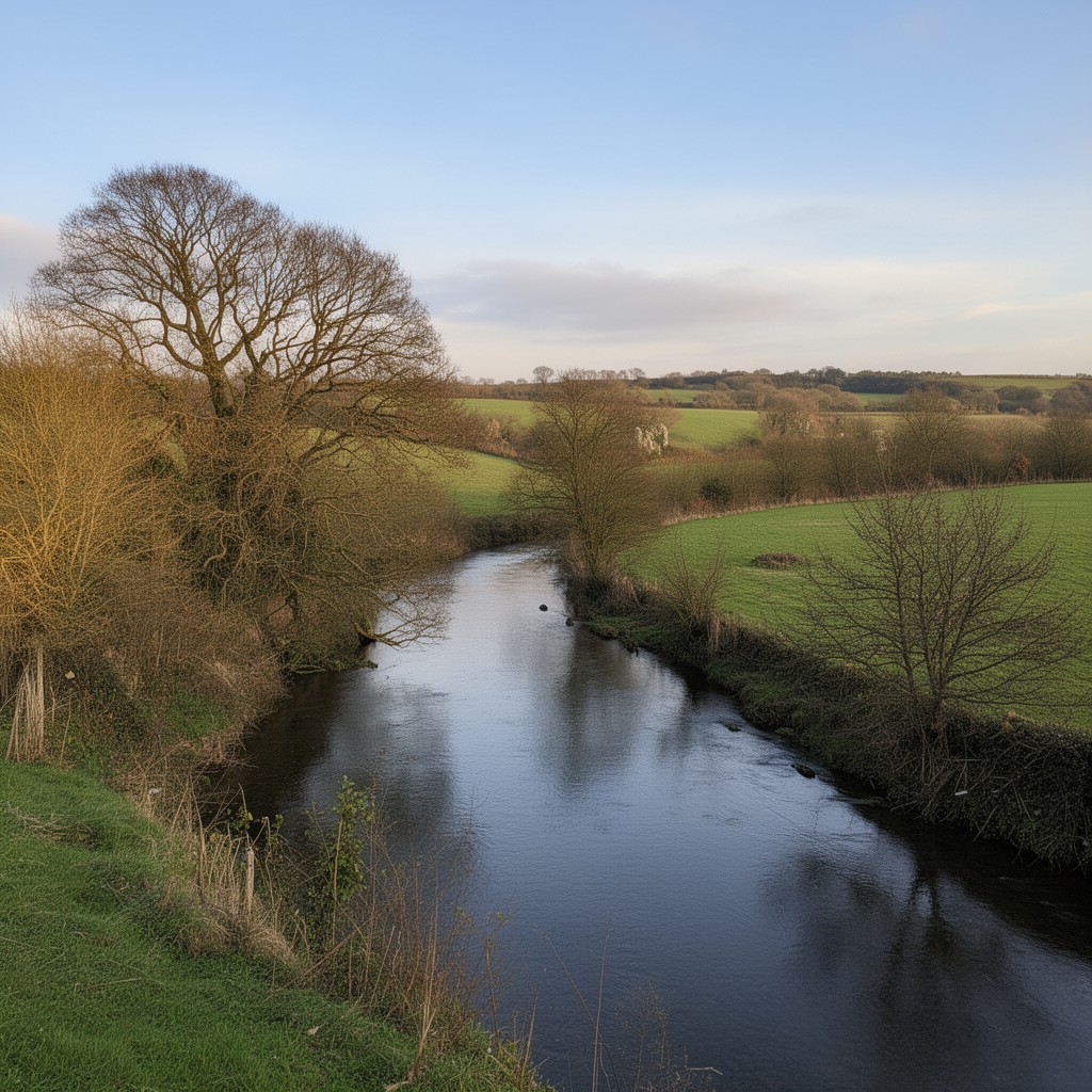 AI-generated illustration of River Blithe