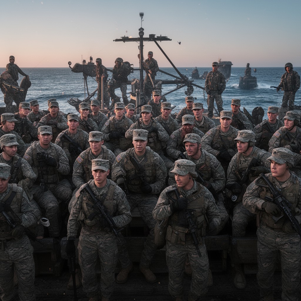 AI-generated illustration of United States Marine Corps