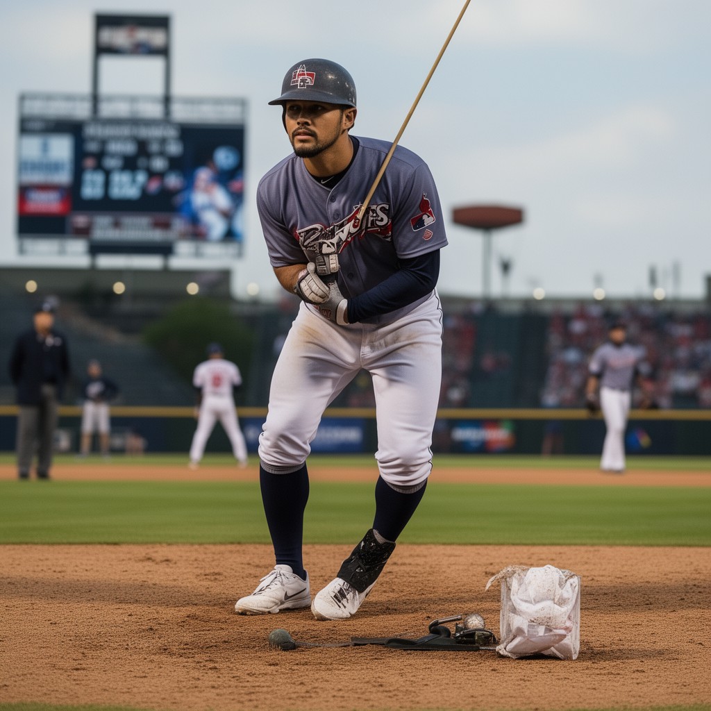 AI-generated illustration of MLB playoffs