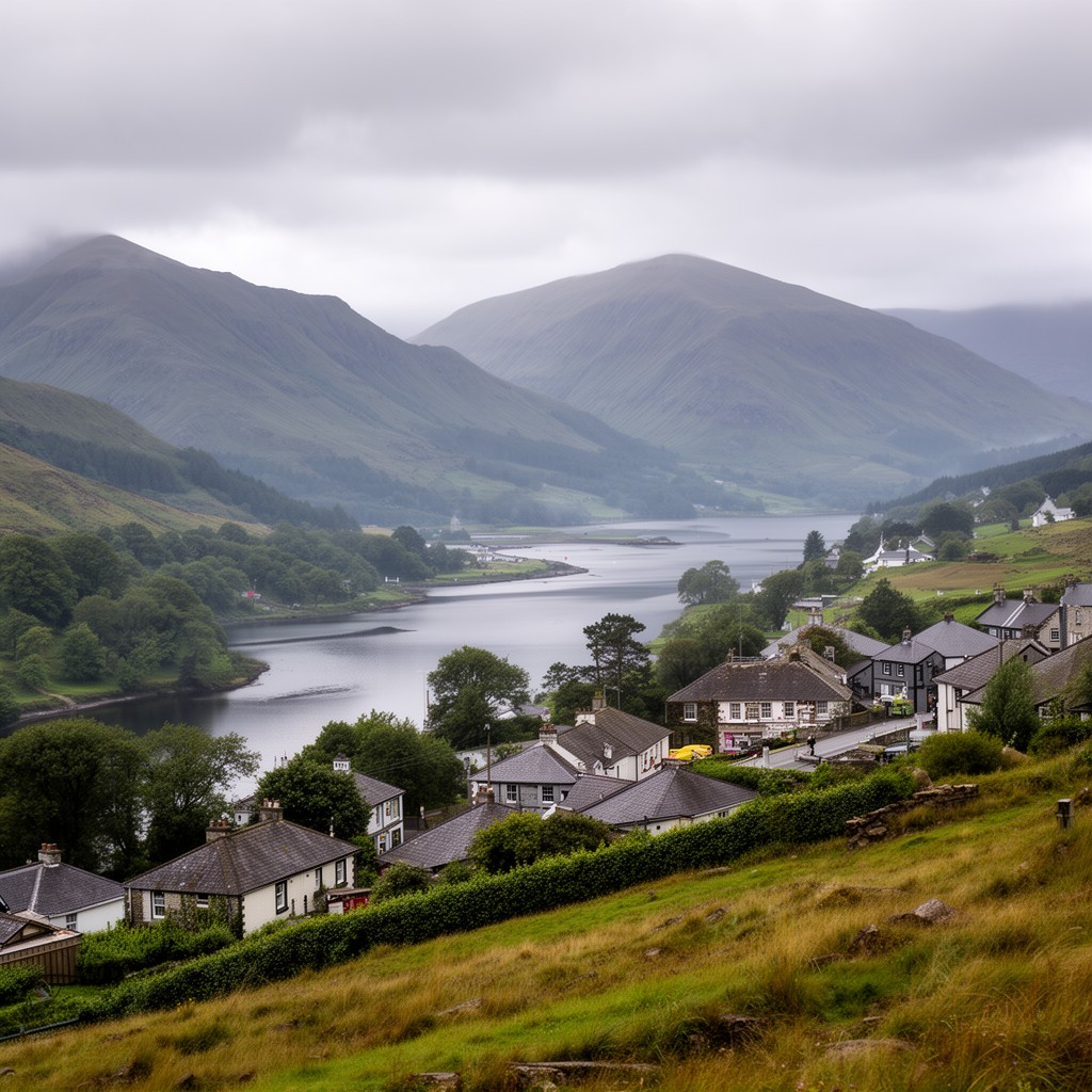 AI-generated illustration of Rostrevor