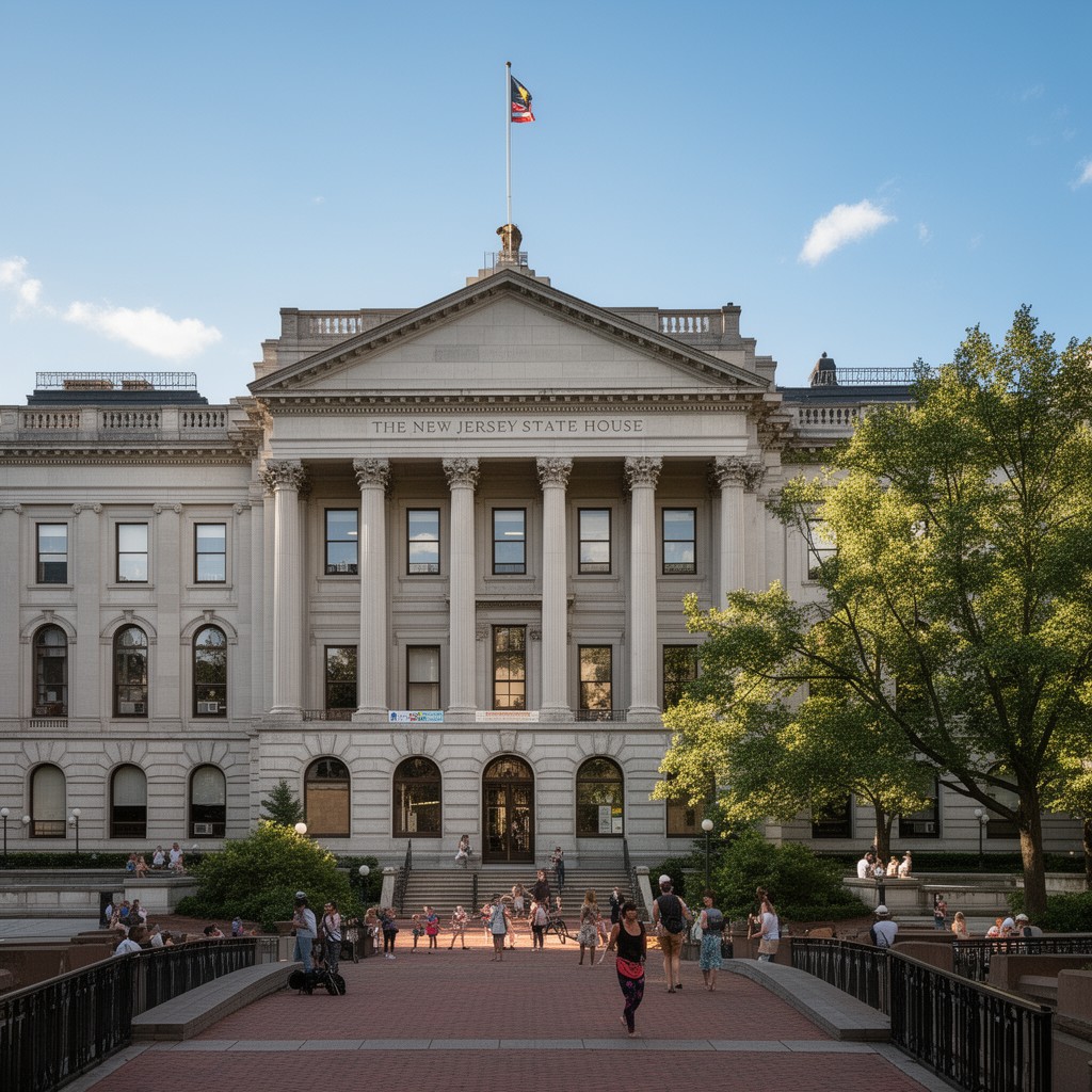 AI-generated illustration of New Jersey State House
