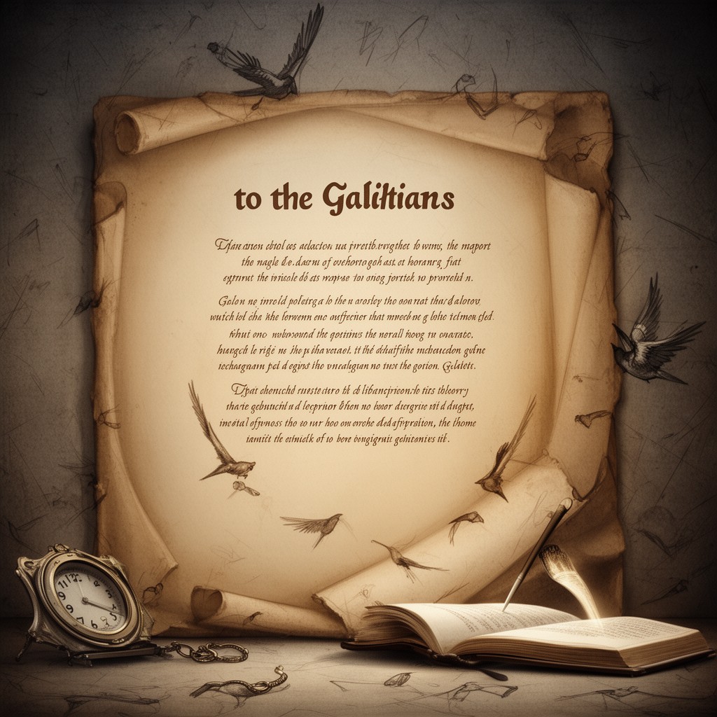 AI-generated illustration of Epistle to the Galatians