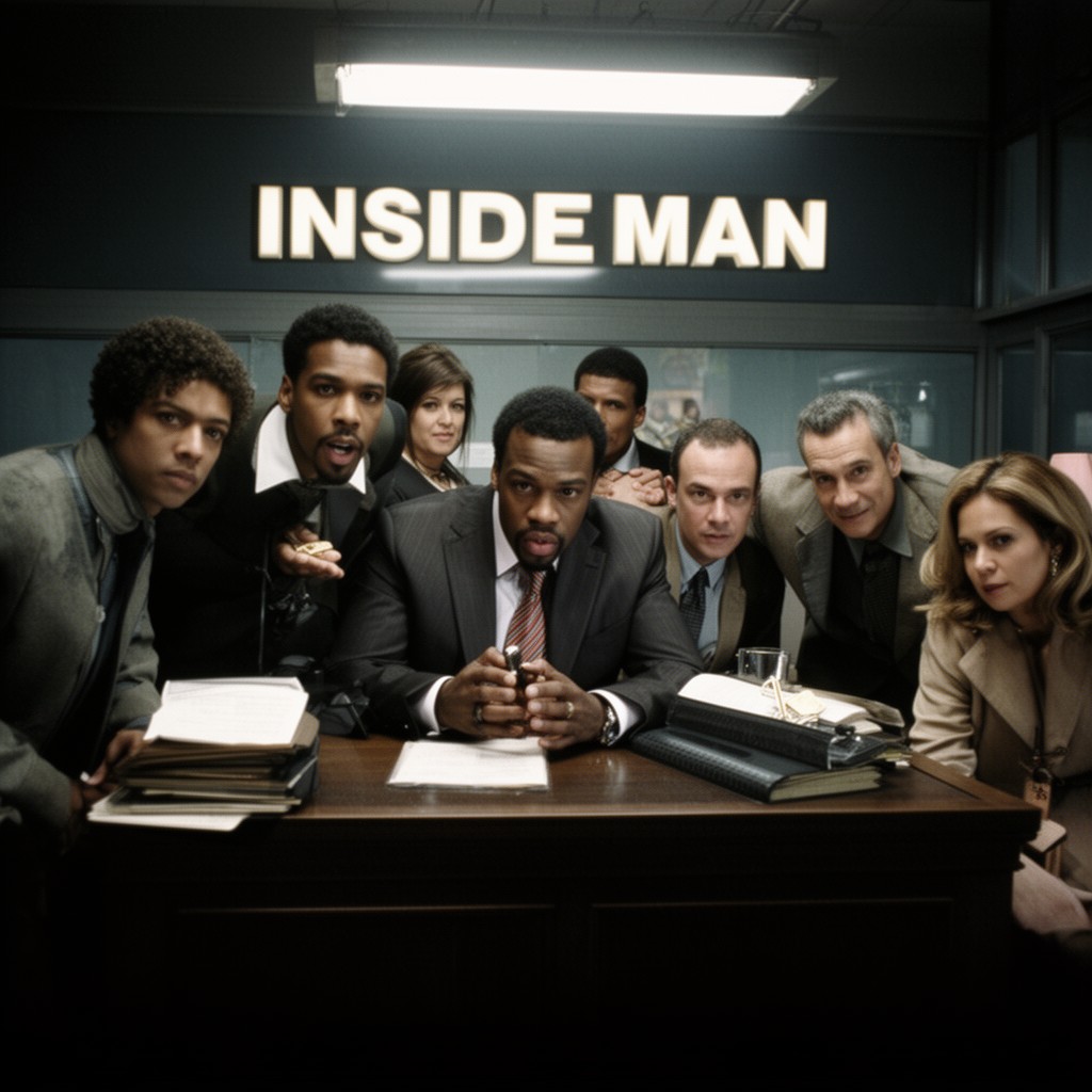 AI-generated illustration of Inside Man