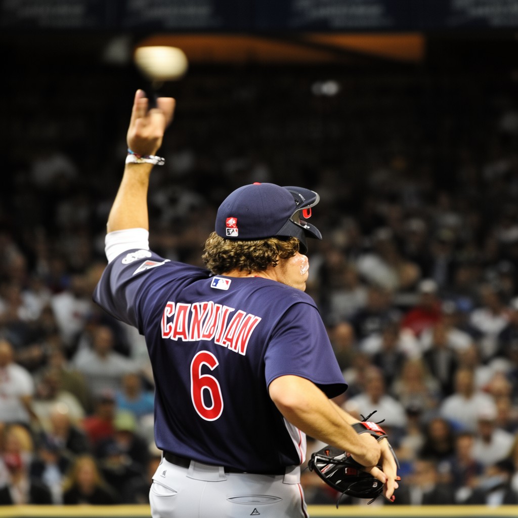 AI-generated illustration of Game 6 of the 2004 American League Championship Series