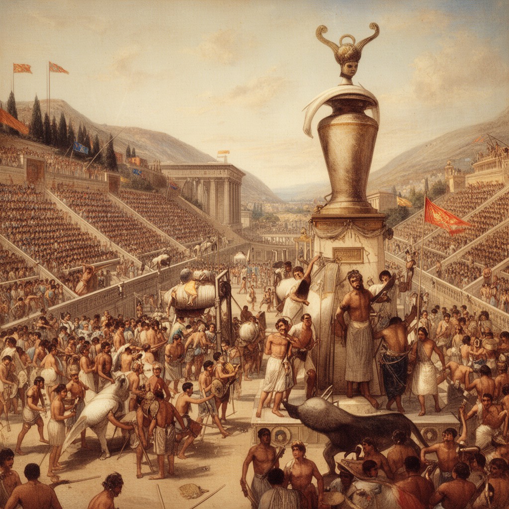 AI-generated illustration of Panathenaea