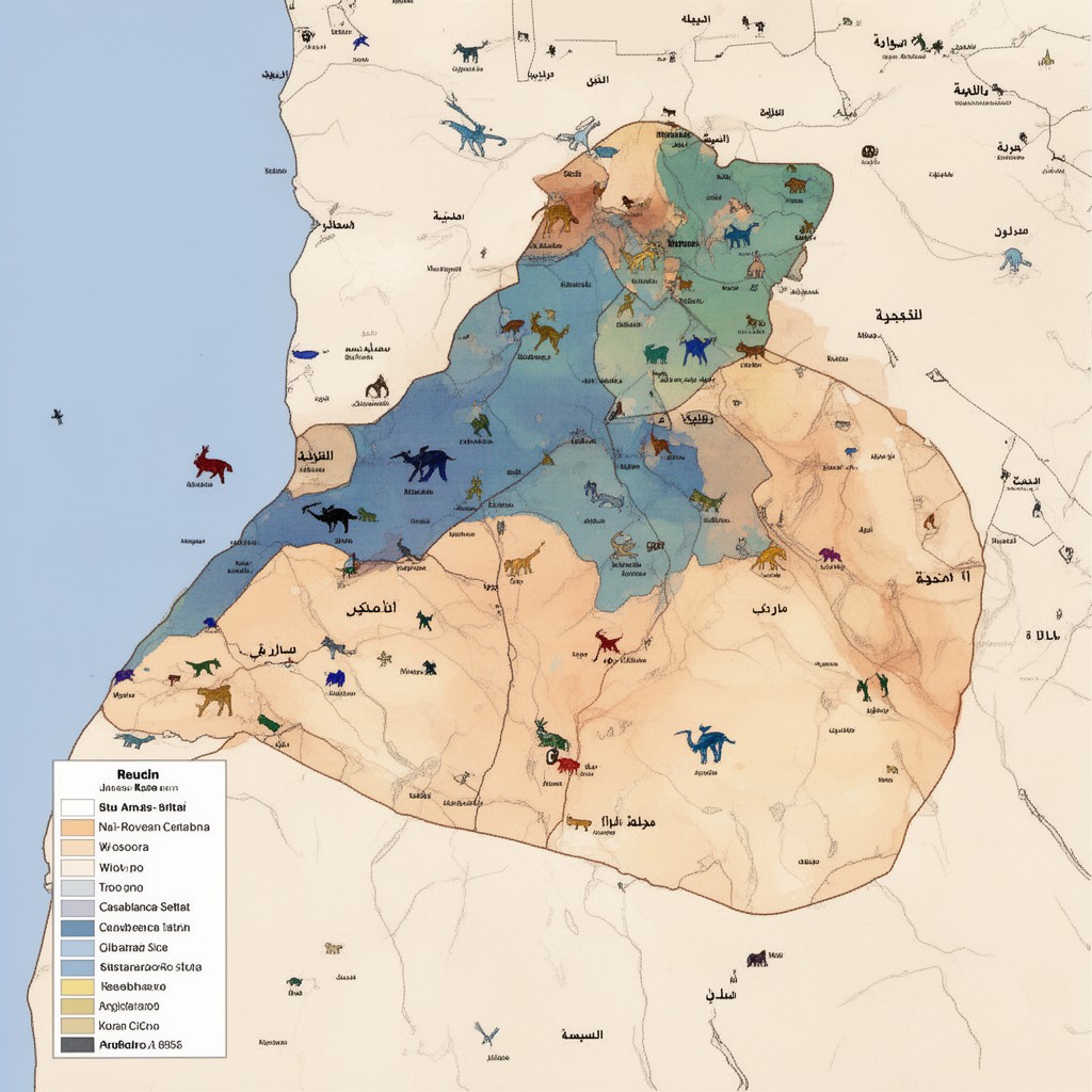 AI-generated illustration of Casablanca-Settat region
