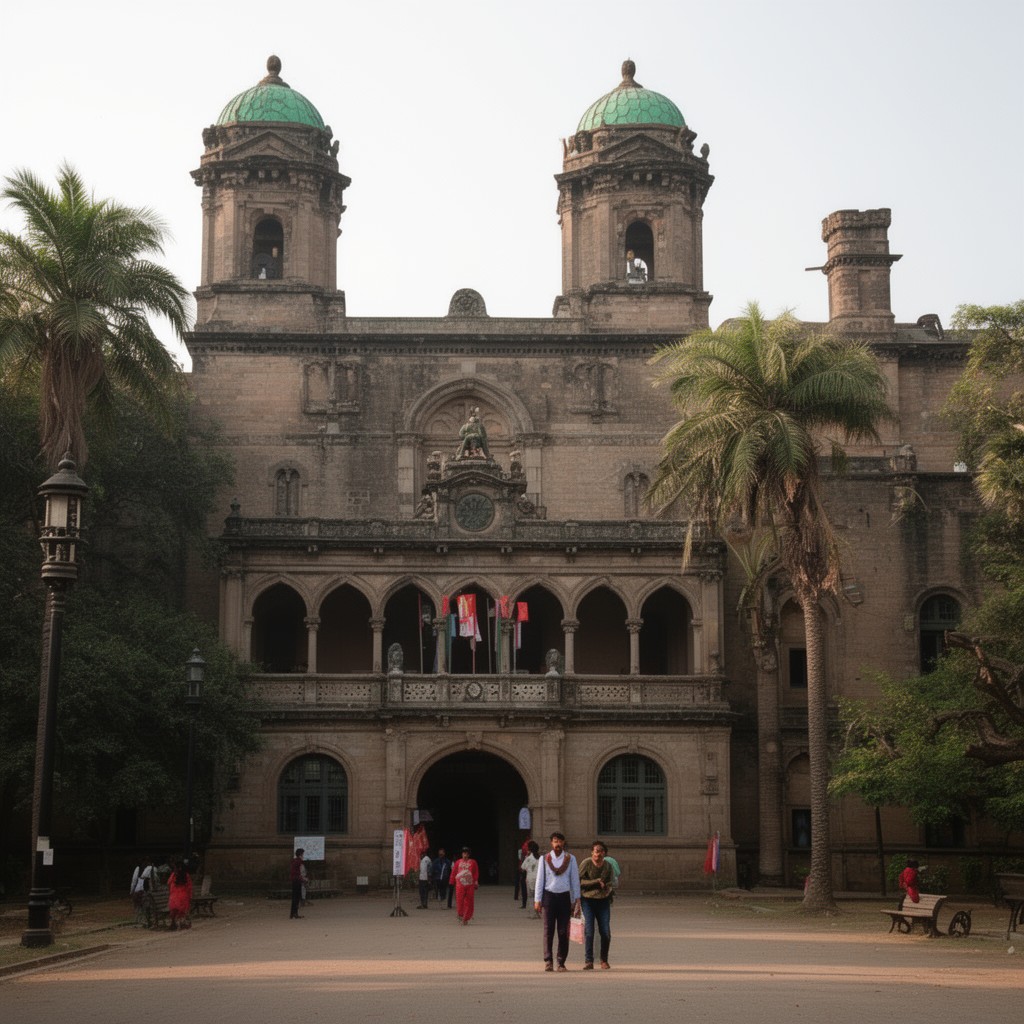 AI-generated illustration of Deccan College