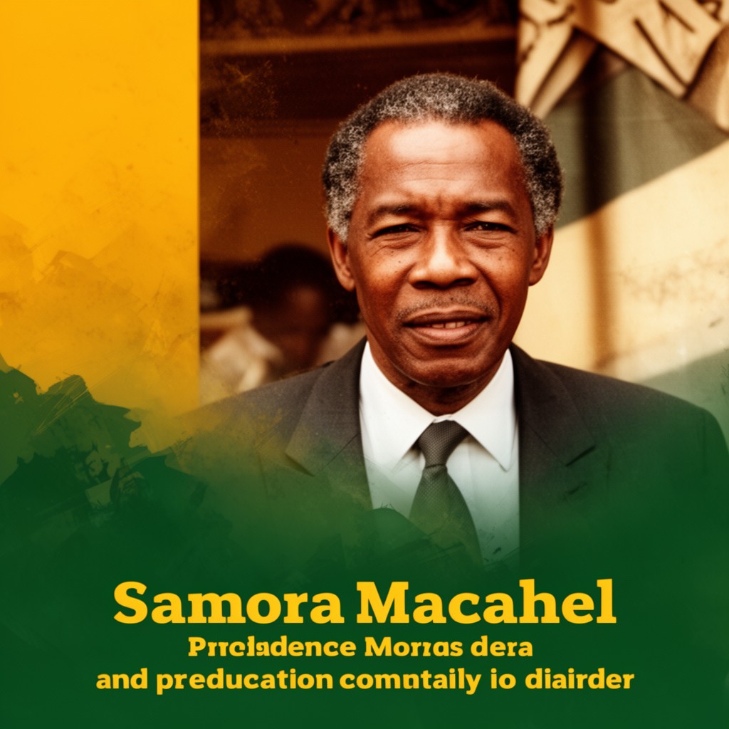 AI-generated illustration of Samora Machel