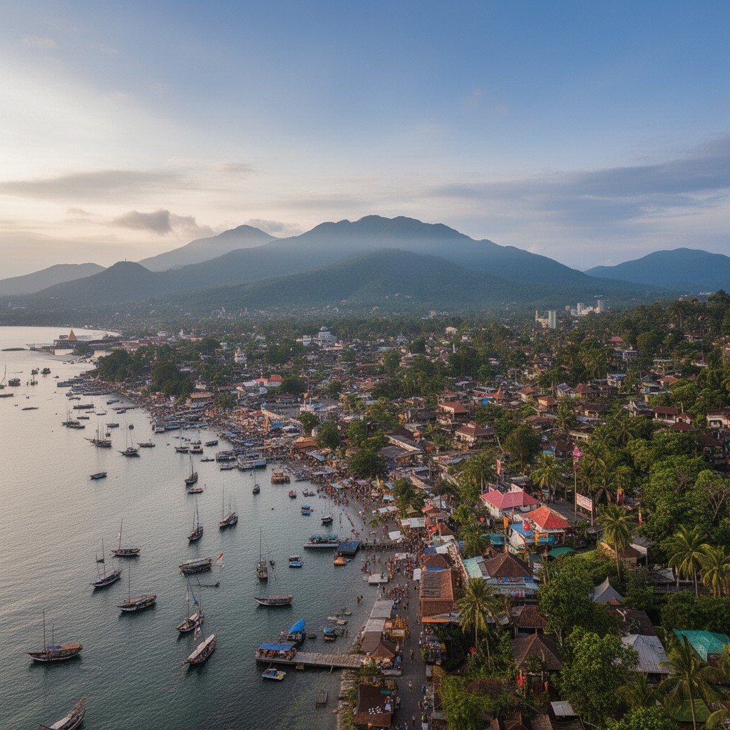 AI-generated illustration of Padang