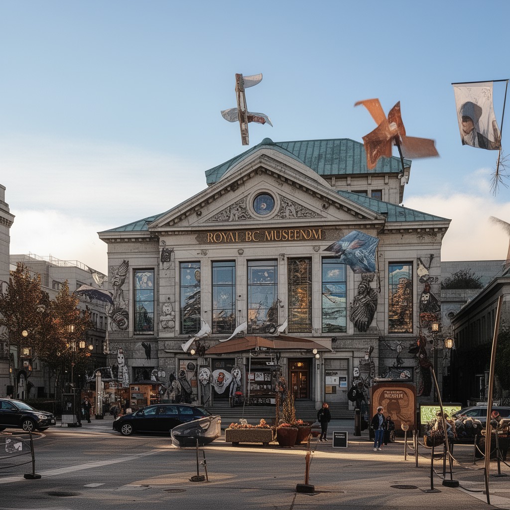 AI-generated illustration of Royal BC Museum