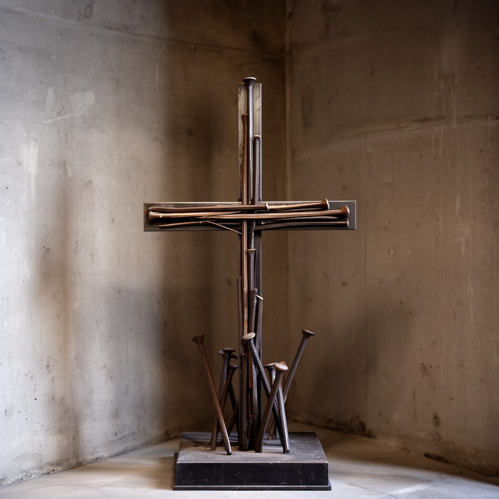 AI-generated illustration of Cross of Nails