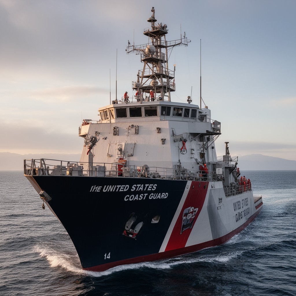 AI-generated illustration of United States Coast Guard