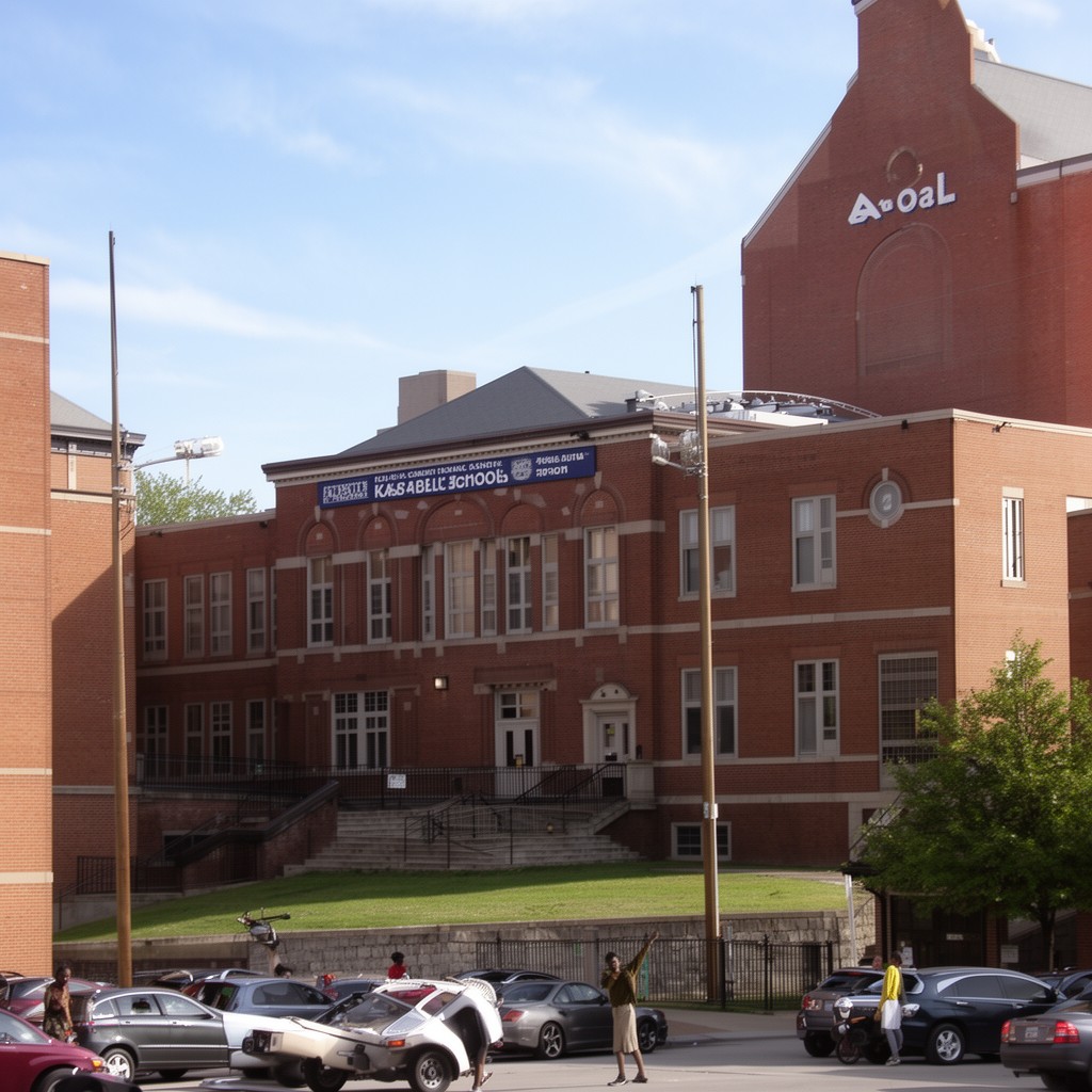 AI-generated illustration of Kansas City, Kansas Public Schools
