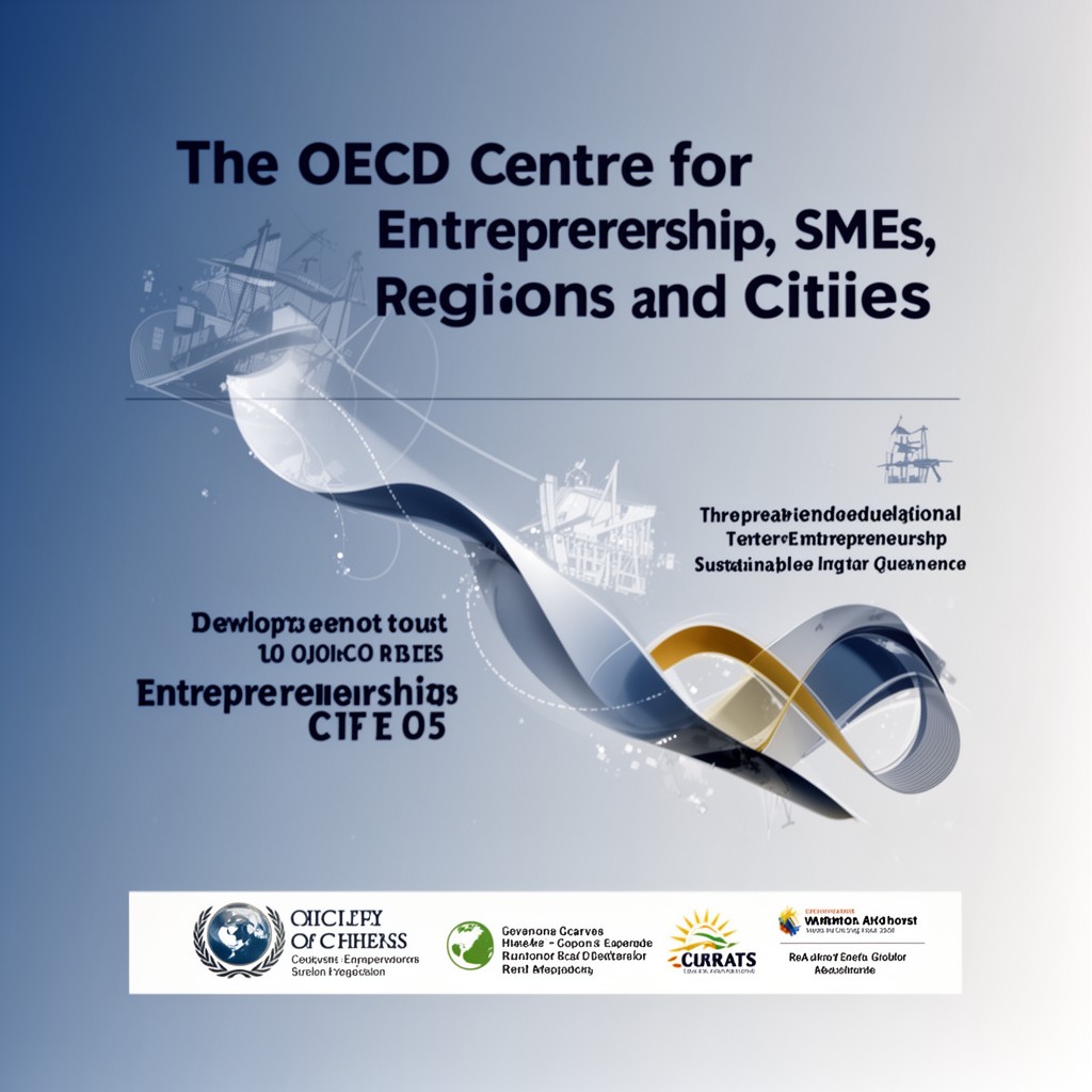 AI-generated illustration of OECD Centre for Entrepreneurship, SMEs, Regions and Cities