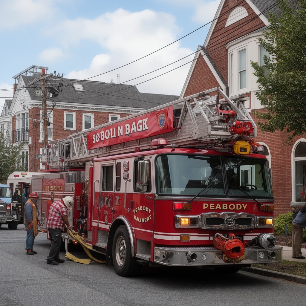 AI-generated illustration of Peabody Fire Department