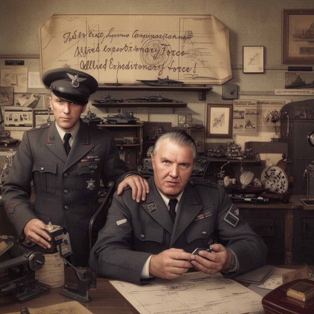 AI-generated illustration of Deputy Supreme Commander, Allied Expeditionary Force